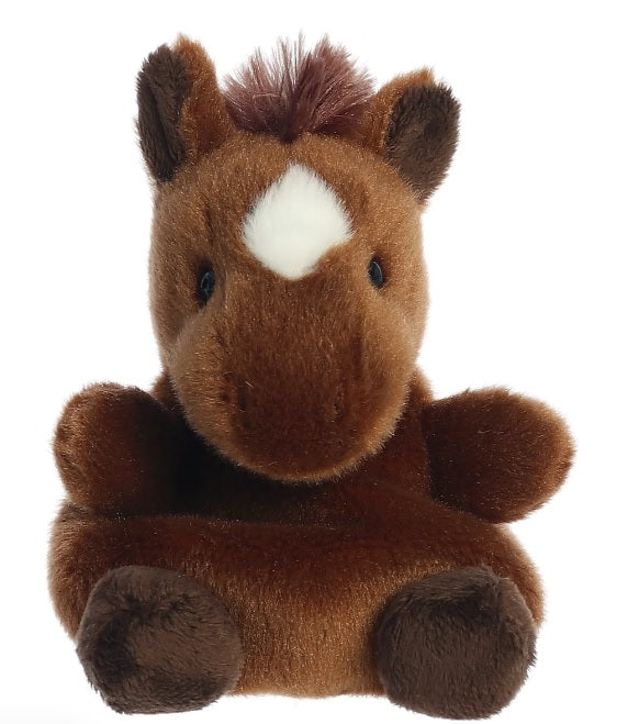 PALM PALS 5" TRUFFLE BROWN HORSE PLUSH TOY