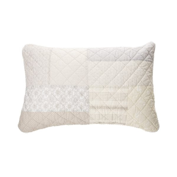 LUNA PATCHWORK PILLOW KING SHAM