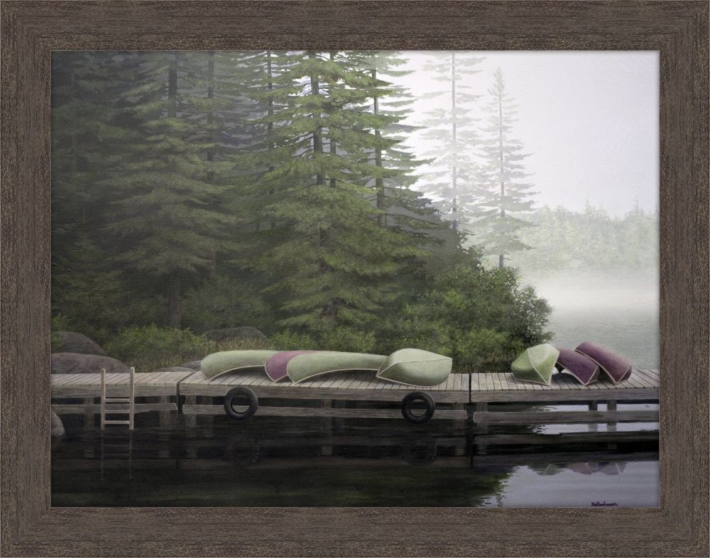 CANOES AT REST II WALL DECOR