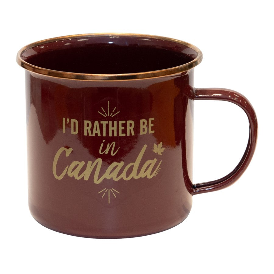 "I'D RATHER BE IN CANADA" MUG