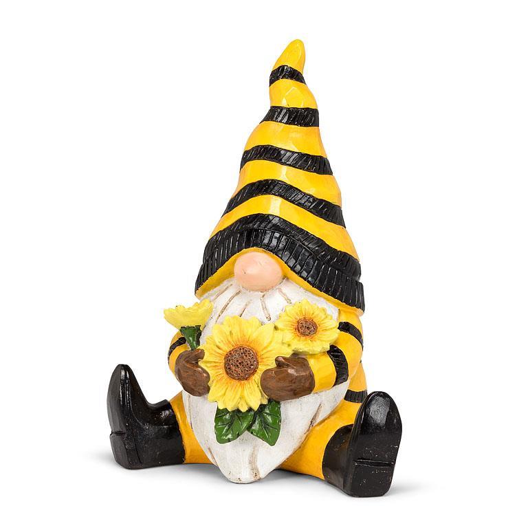 SMALL SITTING BEE GNOME