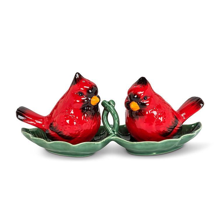 CARDINAL SALT & PEPPER ON TRAY 8"W