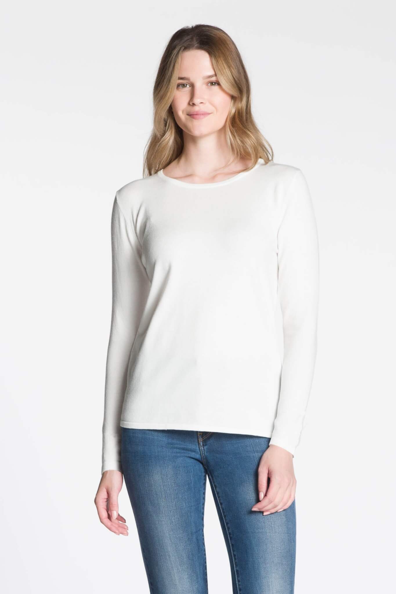 WOMEN'S SWEATER - WHITE