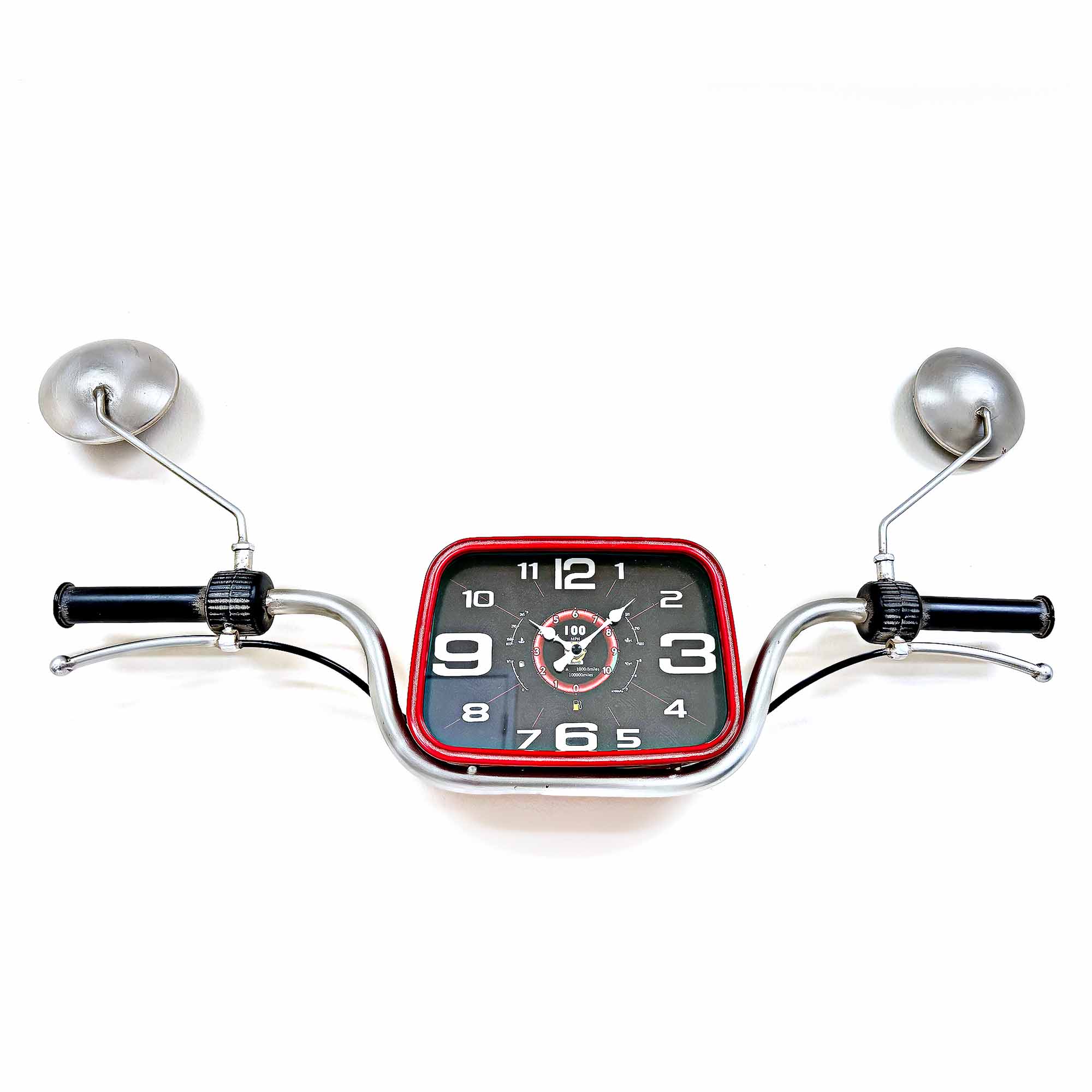 FRONT END MOTORCYCLE WALL CLOCK