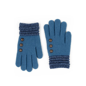 WOMEN'S GLOVES WITH BUTTONS