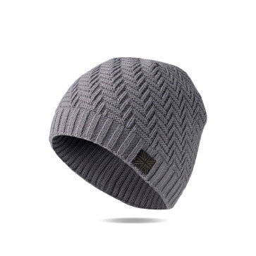 MEN'S GREY LODGE BEANIE