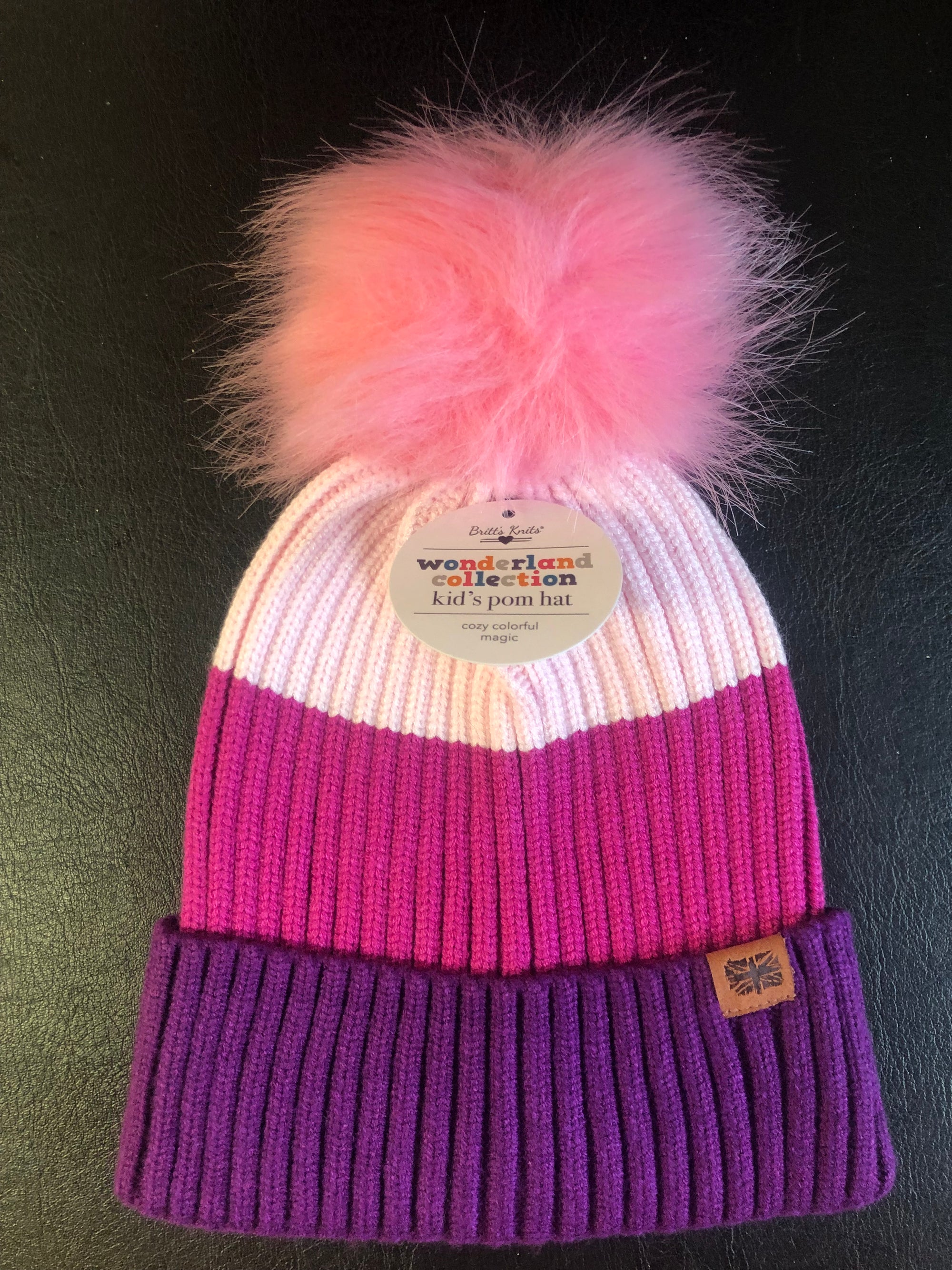 KID'S PINK POM POM HAT