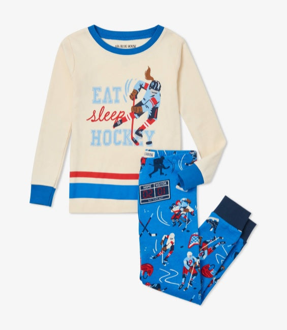 LITTLE BLUE HOUSE BY HATLEY Boys Blue Cotton Pyjamas