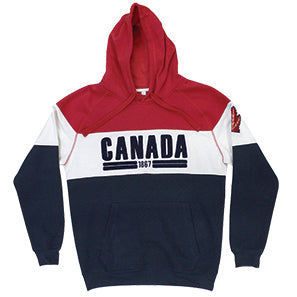 ADULT 3 COLOUR CANADA HOODIE